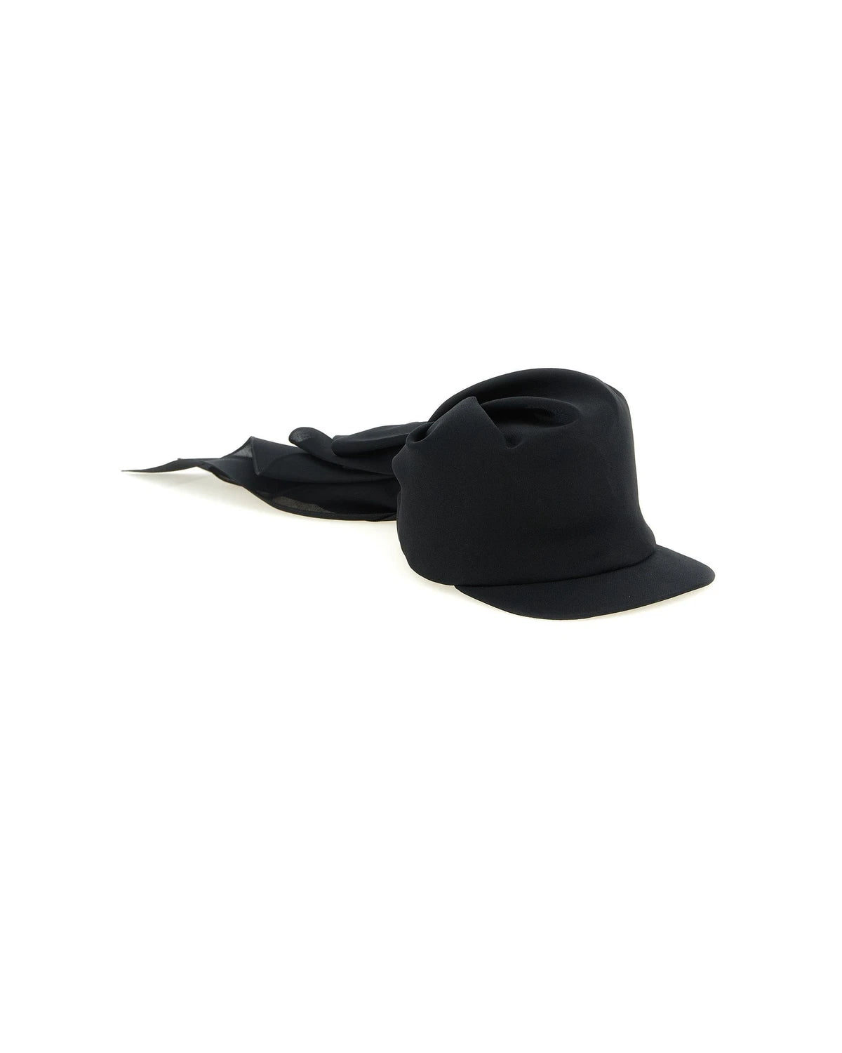 Balenciaga Baseball Cap in black, Silk — view 2