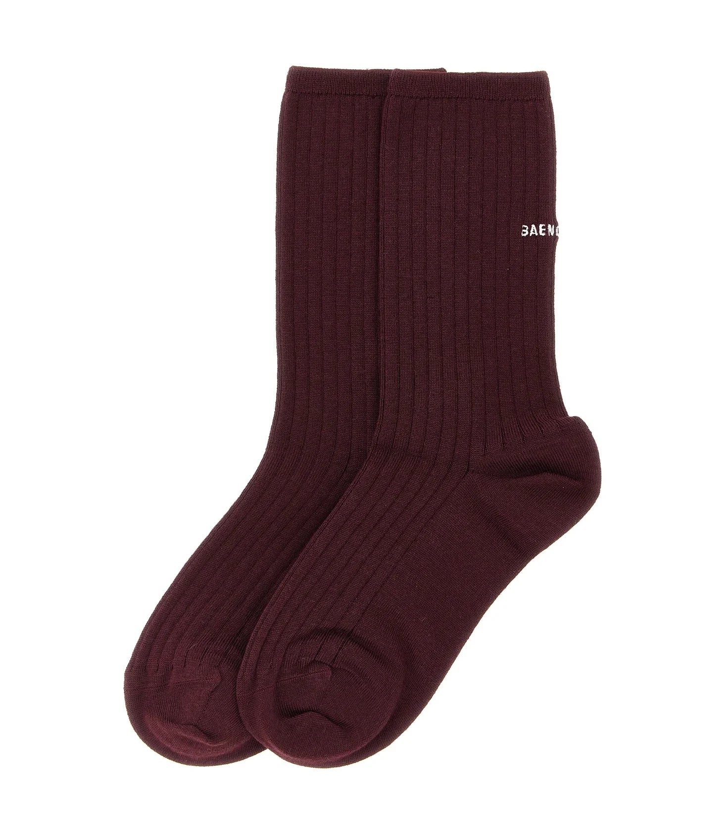 Balenciaga Crew Sock in red, Wool — view 2