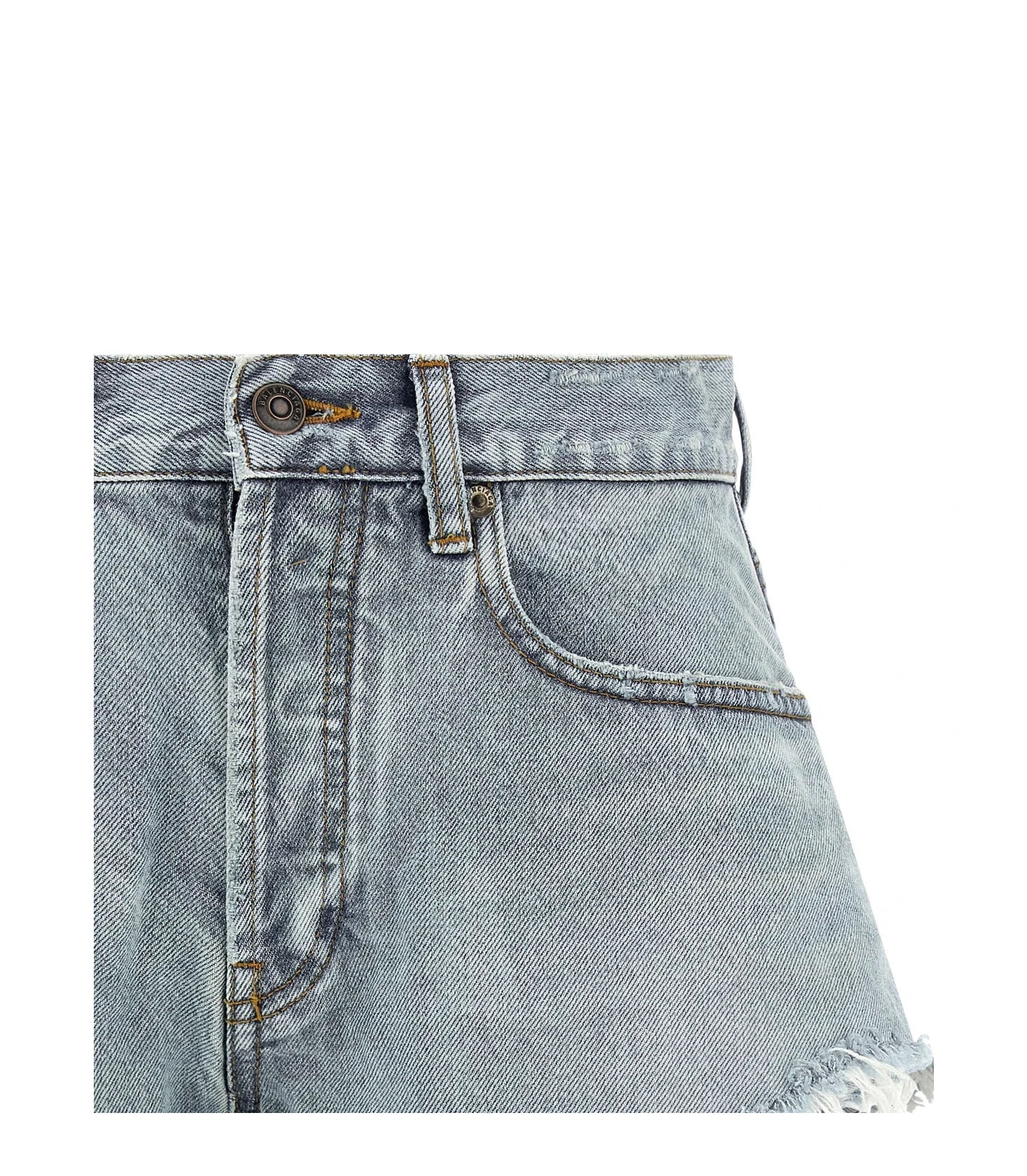 Balenciaga Denim Short in blue, Cotton — view 3