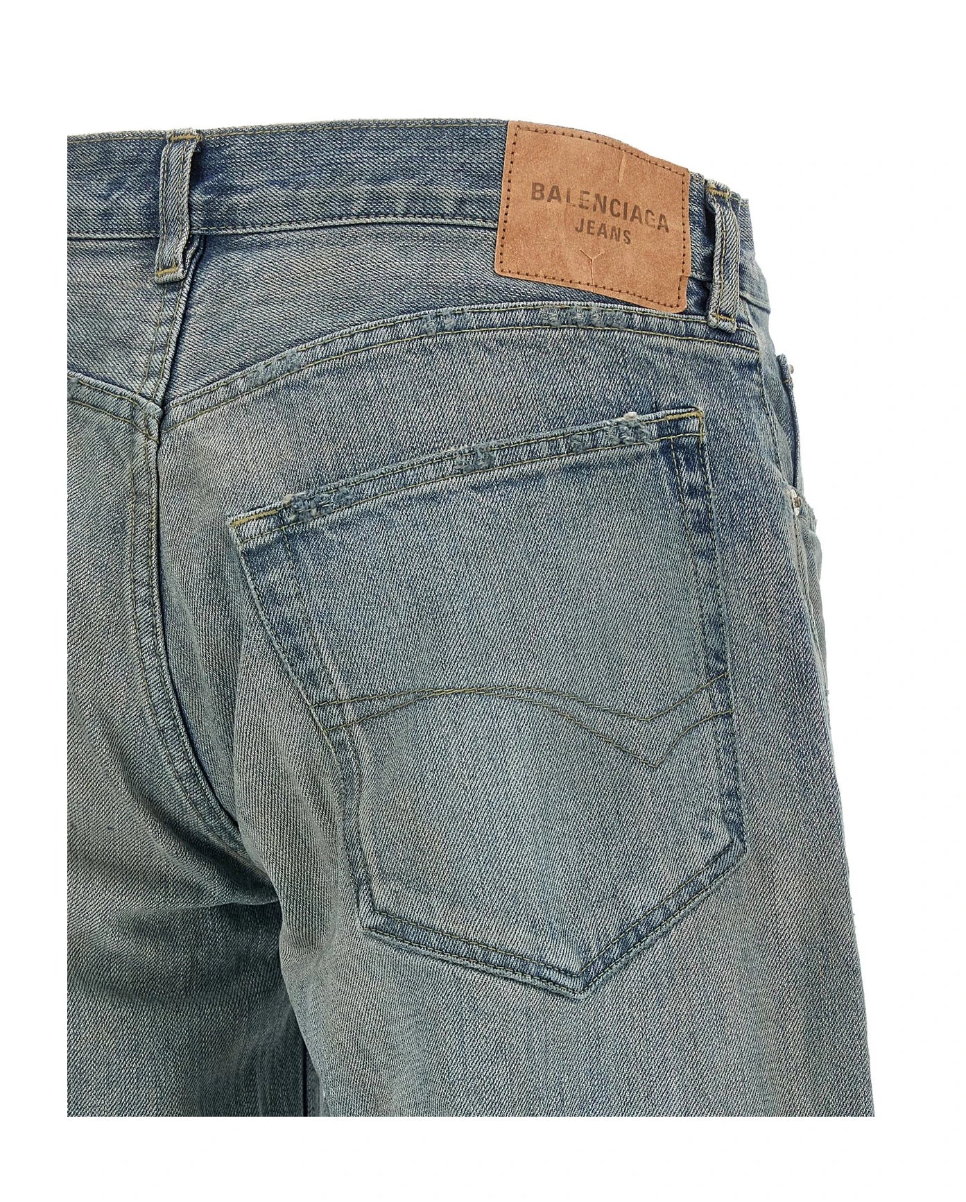 Balenciaga Jean in blue, Cotton — view 4