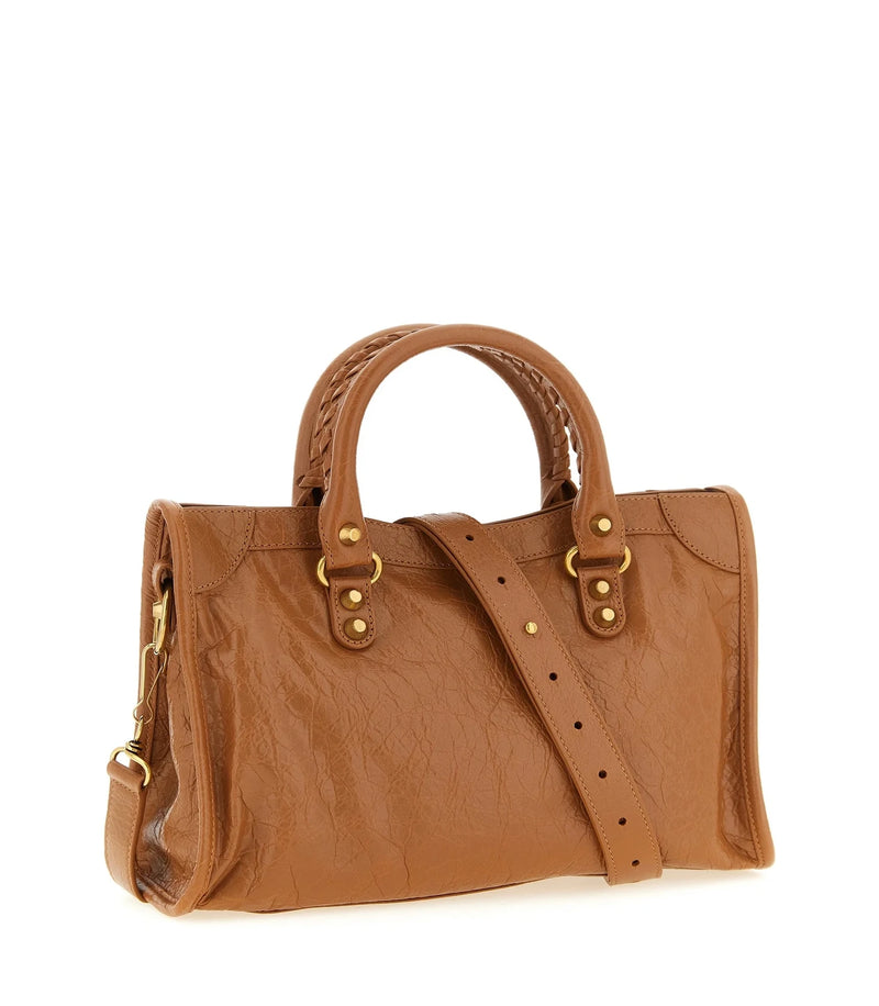 Balenciaga Satchel Bag in brown, Lamb Leather — view 2