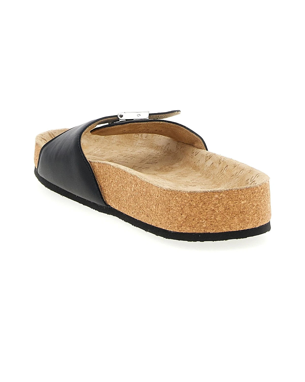 Balenciaga Slides in black, Calfskin Leather — view 3