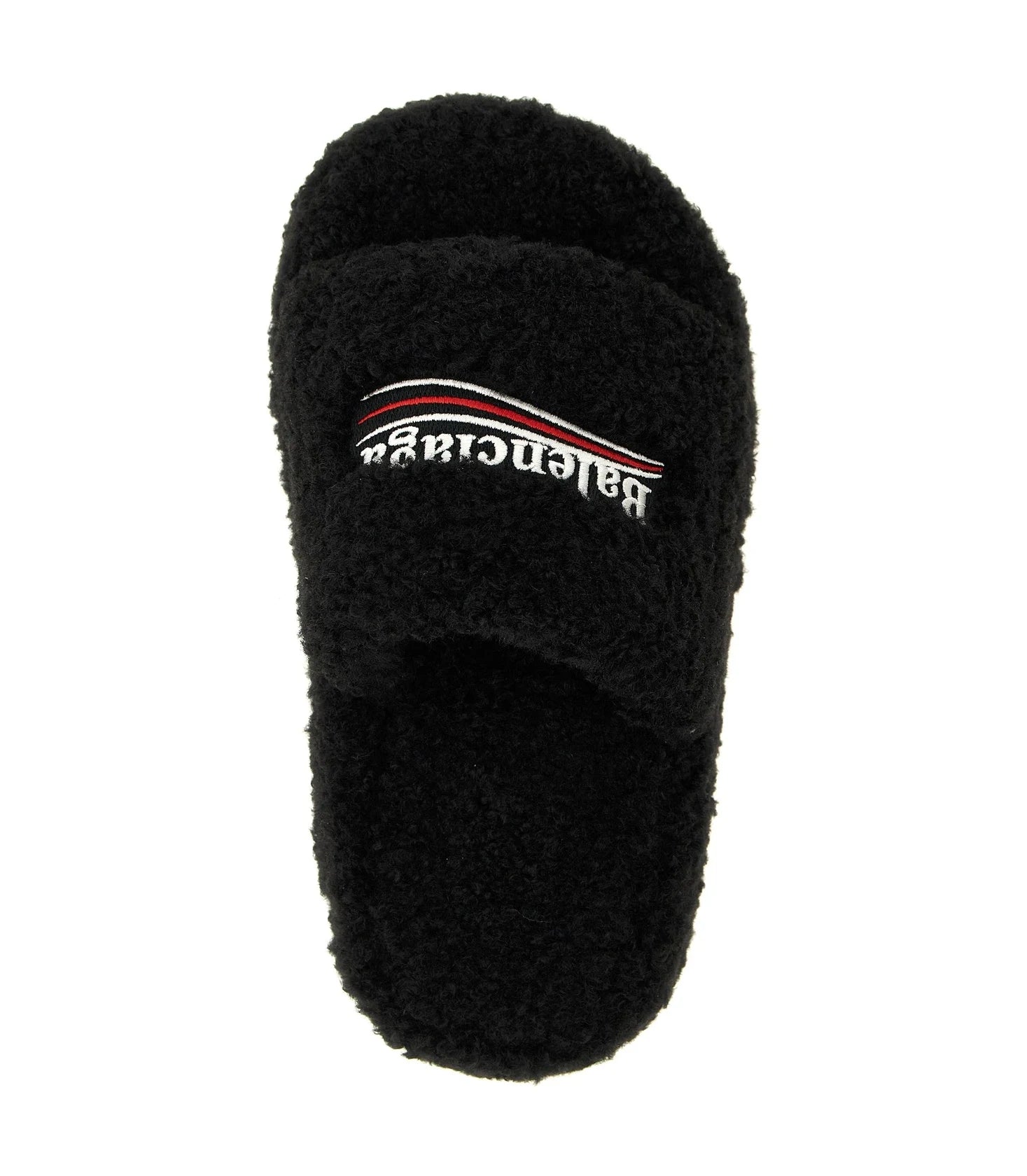 Balenciaga Slides in black, Polyester — view 4