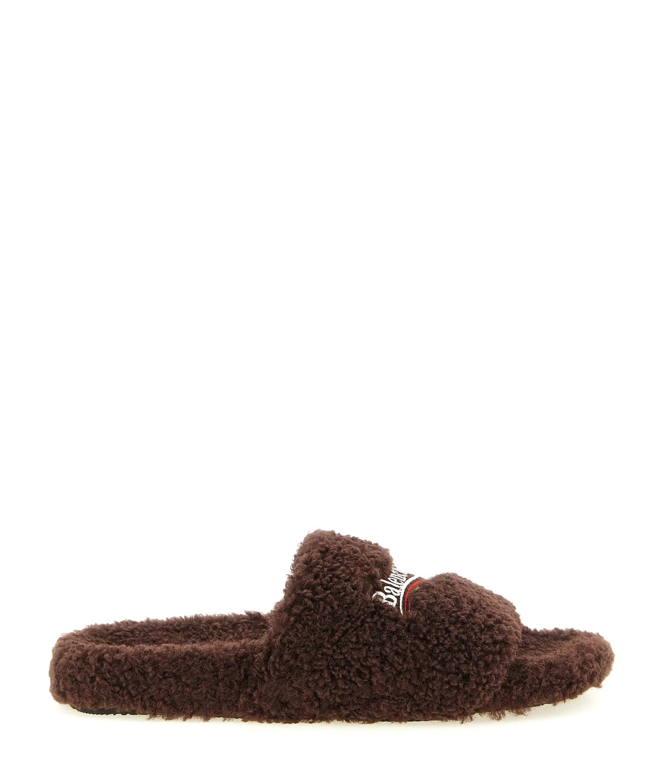Balenciaga Slides in brown, Polyester