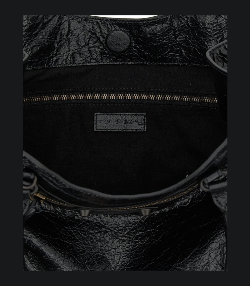 Balenciaga Tote Bag in black, Lamb Leather — view 4