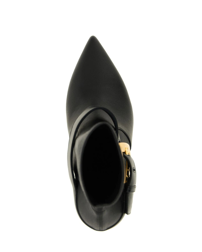 Balmain Ankle Boots in black, Lamb Leather — view 4