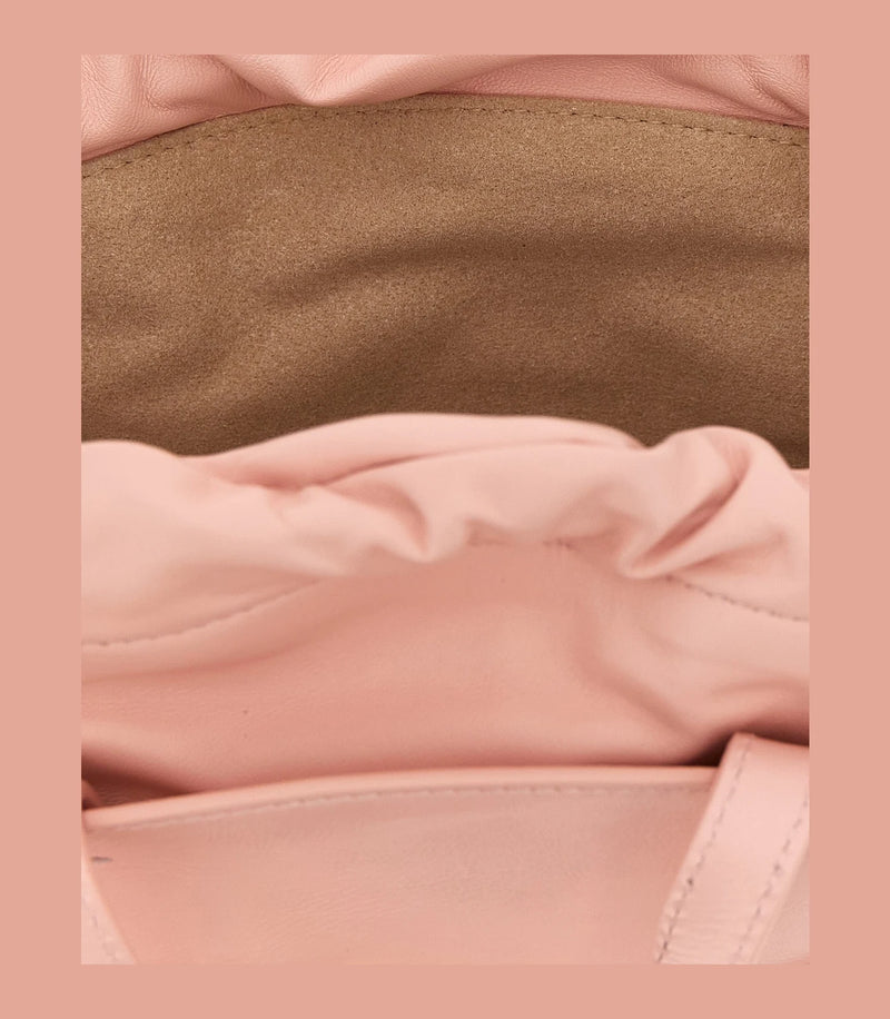 Balmain Bucket Bag in pink, Calfskin Leather — view 4