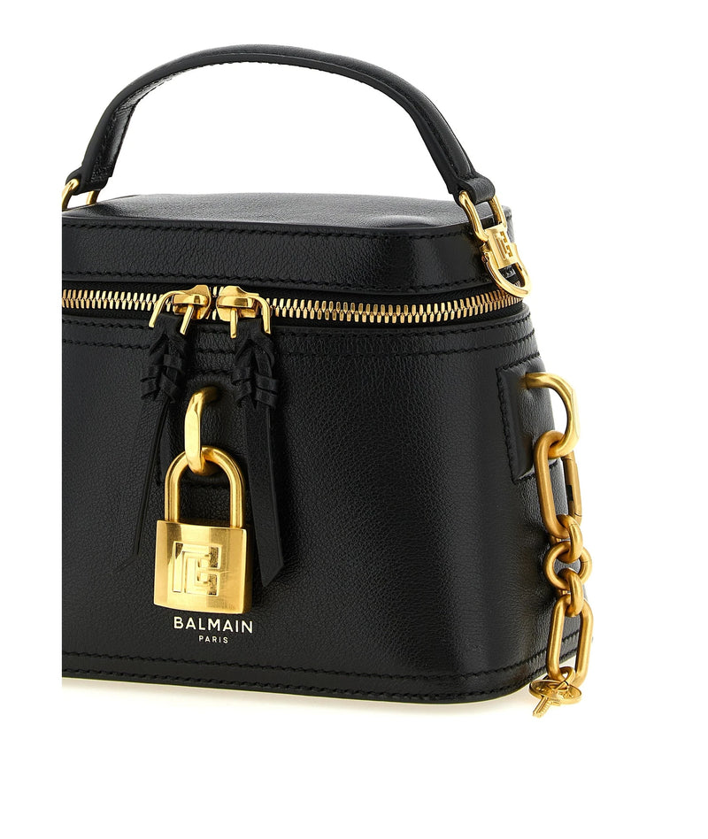 Balmain Satchel Bag in black, Buffalo Leather — view 3