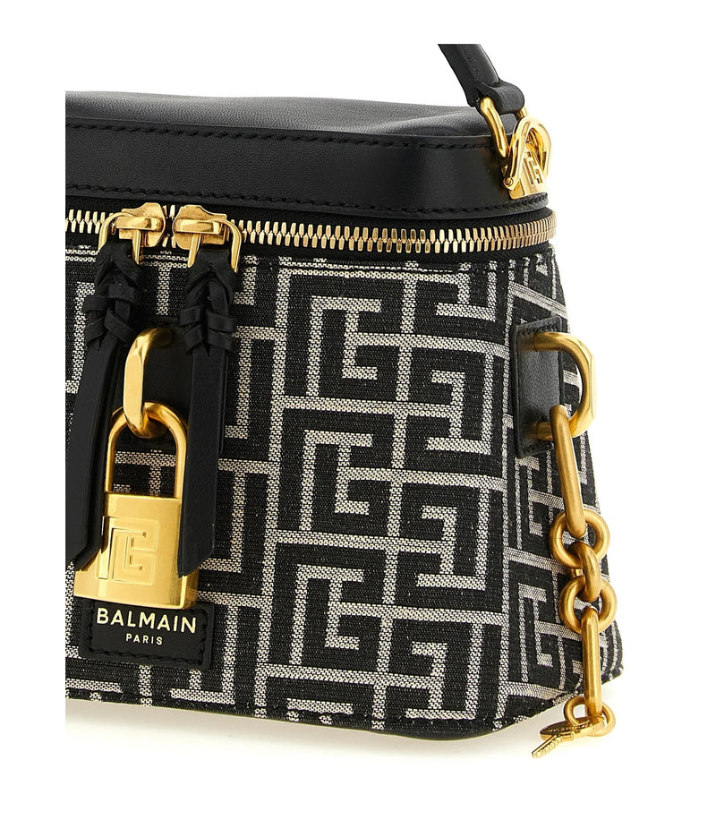 Balmain Satchel Bag in black, Polyester — view 3