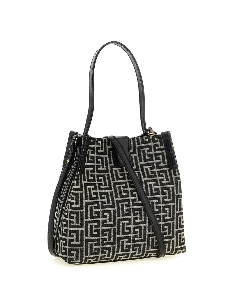 Balmain Shoulder Bag in black, Cotton — view 2