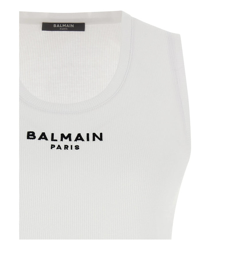 Balmain T-Shirt in white, Cotton — view 3