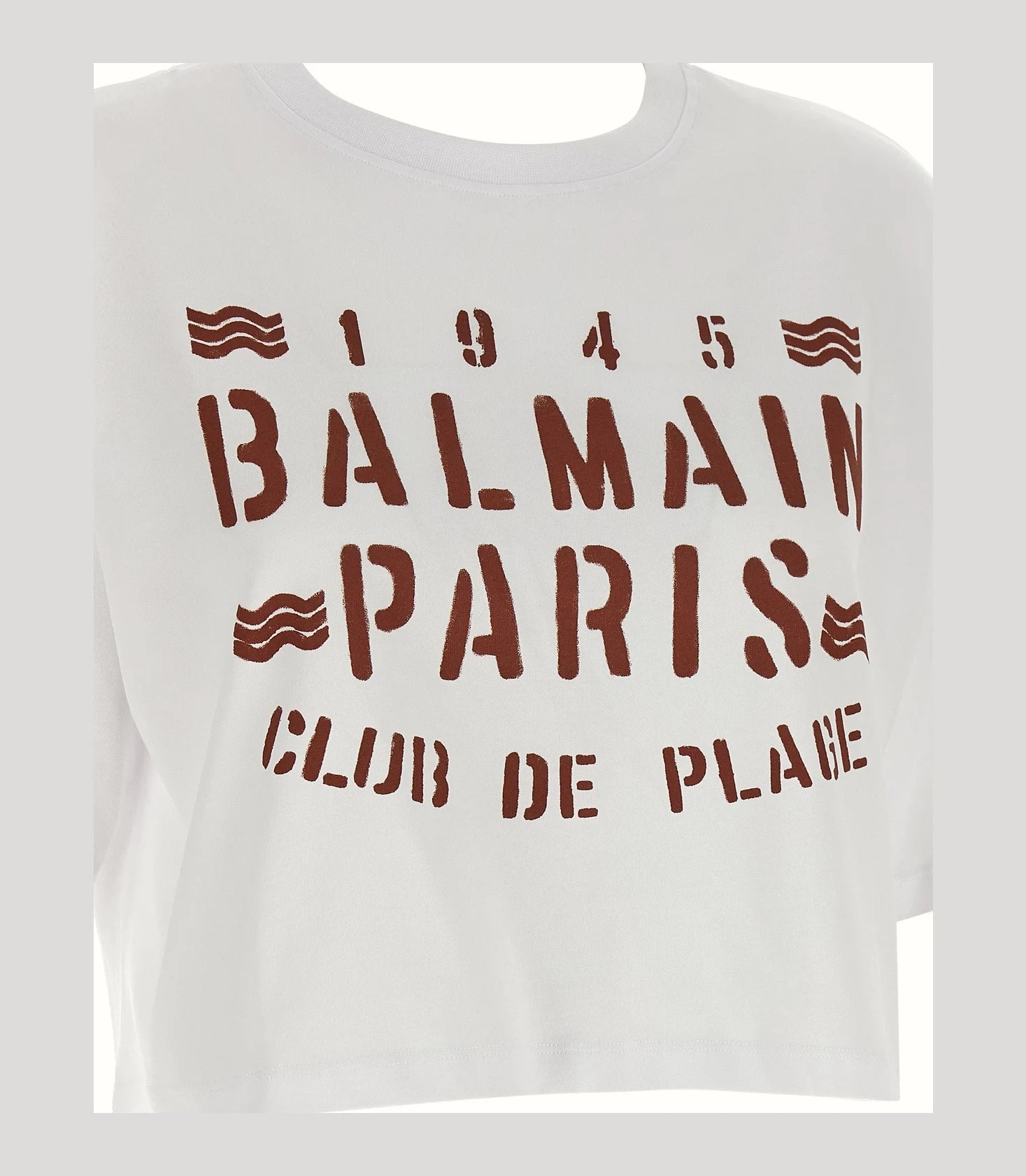 Balmain T-Shirt in white, Cotton — view 4
