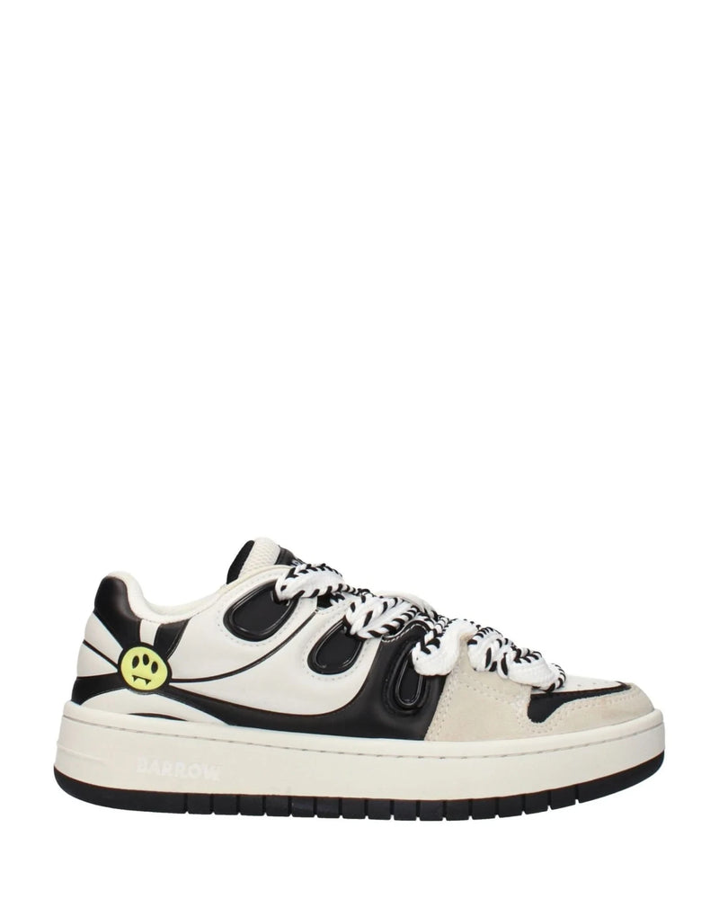 Barrow Beige Leather Sneakers Glam Steals