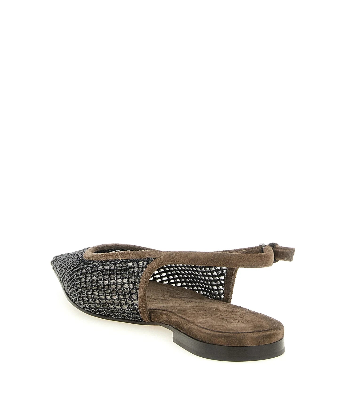 Brunello Cucinelli Ballet Flats in brown, Calfskin Leather — view 3