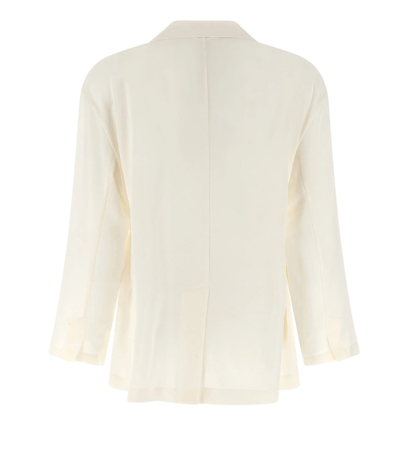 Brunello Cucinelli Blazer in beige, Silk — view 2