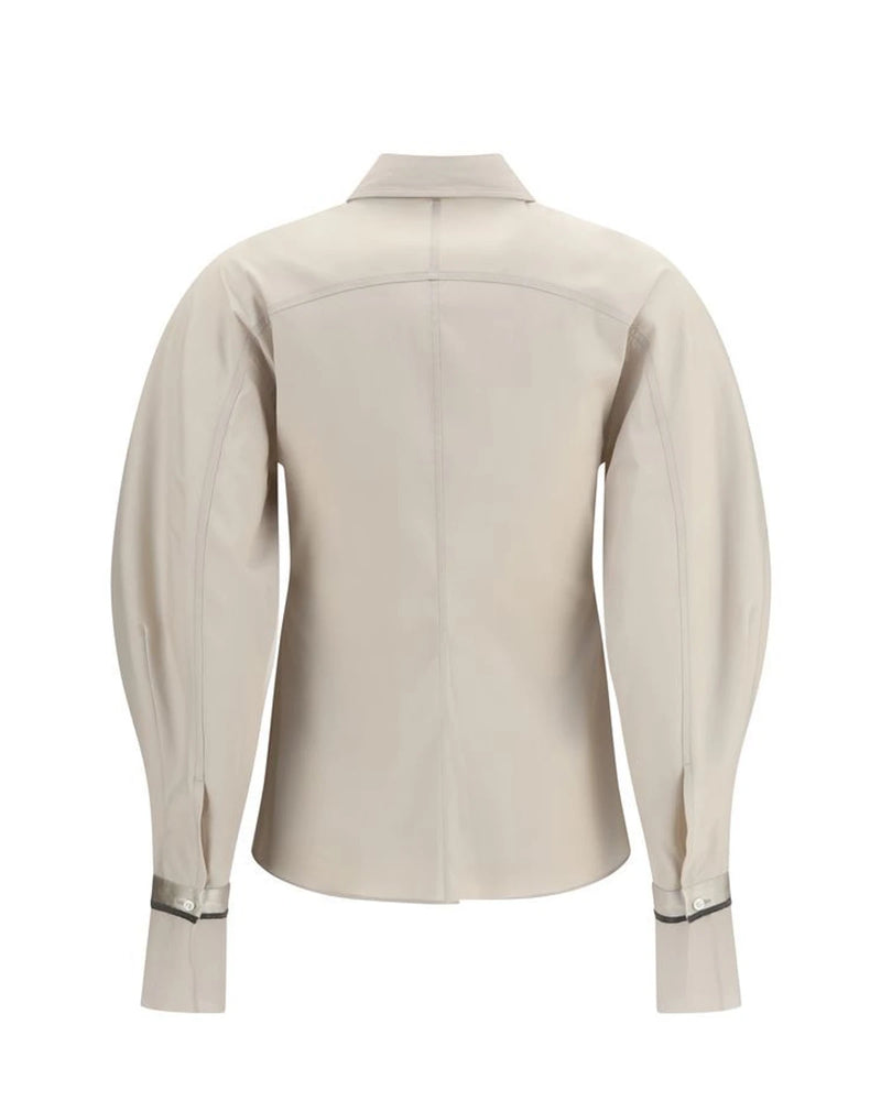 Brunello Cucinelli Blouse in beige, Cotton — view 2