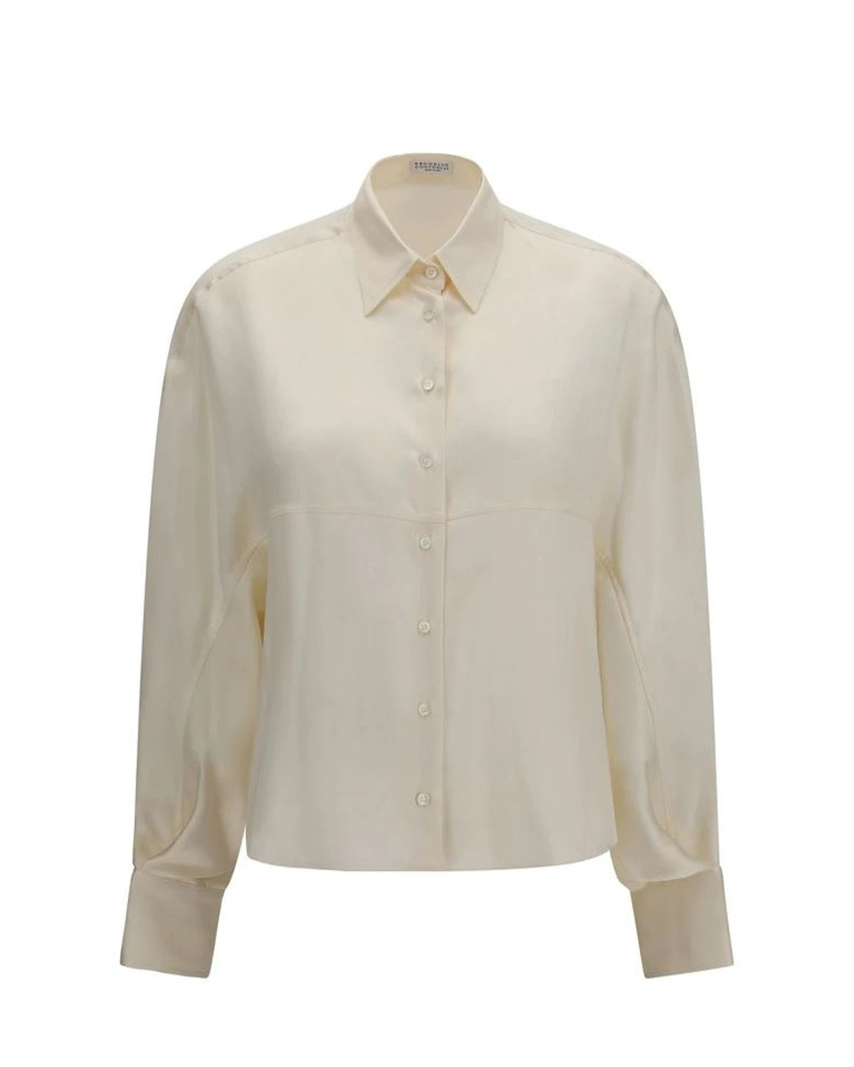 Brunello Cucinelli Blouse in beige, Silk