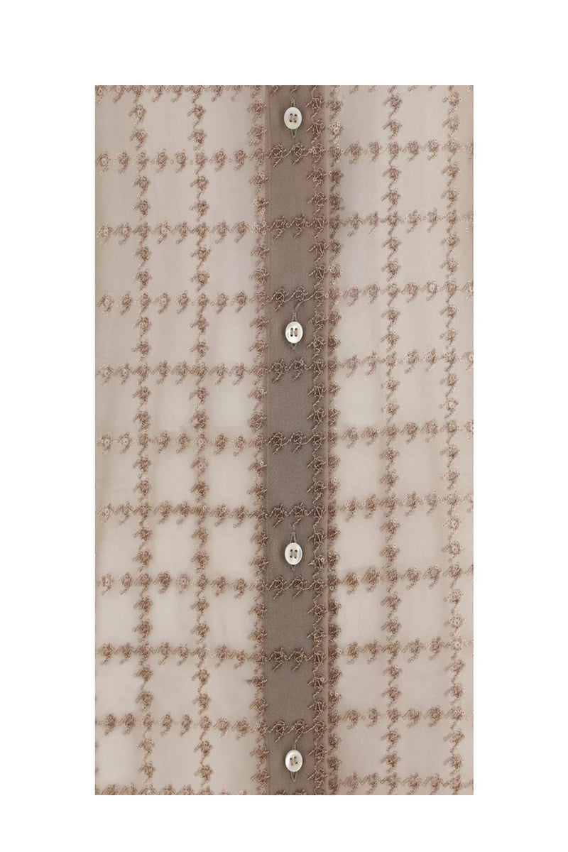 Brunello Cucinelli Blouse in beige, Silk — view 3