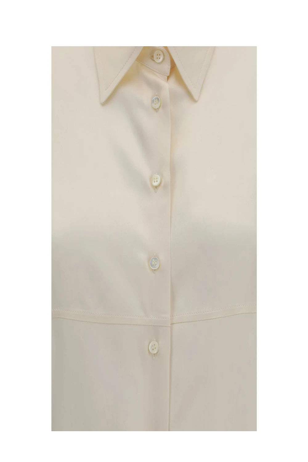 Brunello Cucinelli Blouse in beige, Silk — view 3