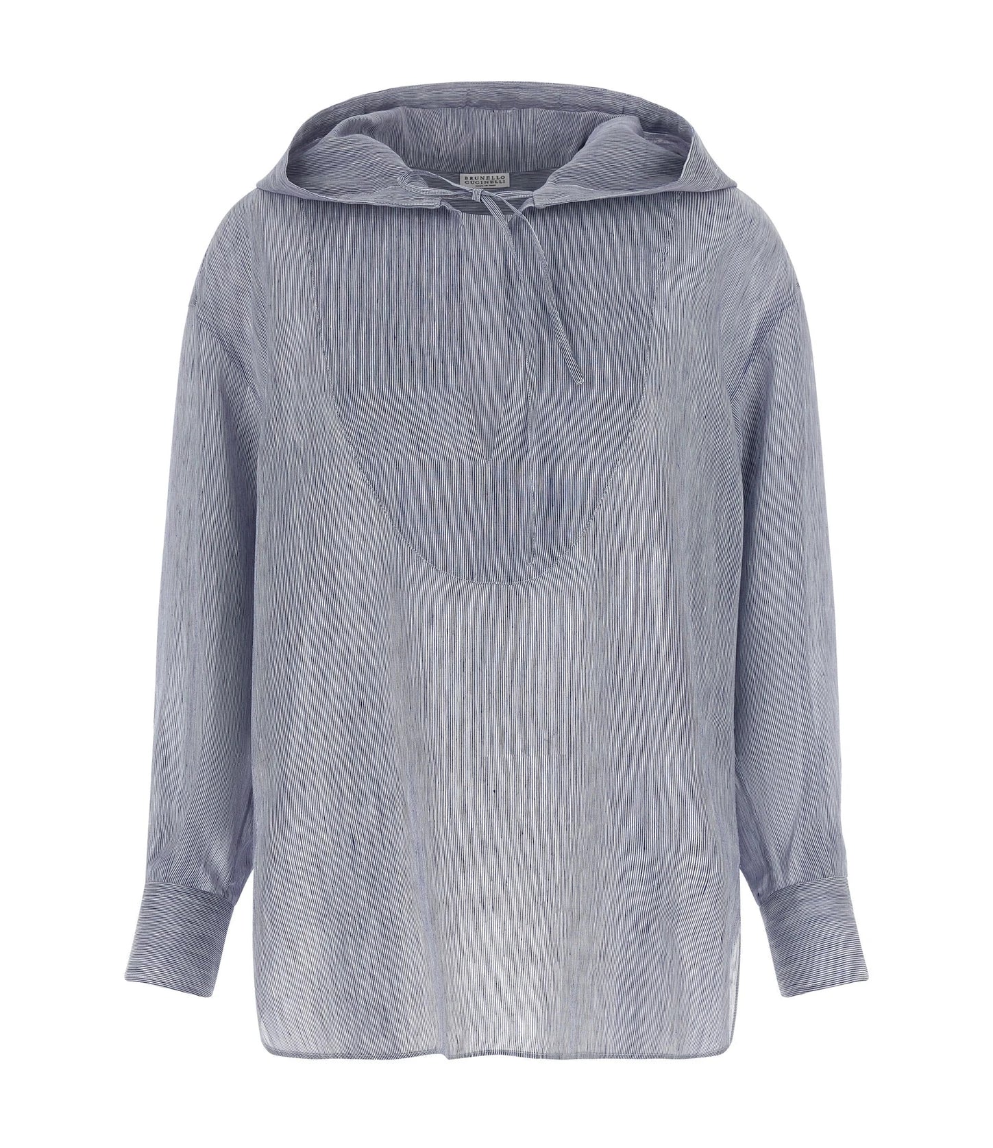 Brunello Cucinelli Blouse in blue, Linen