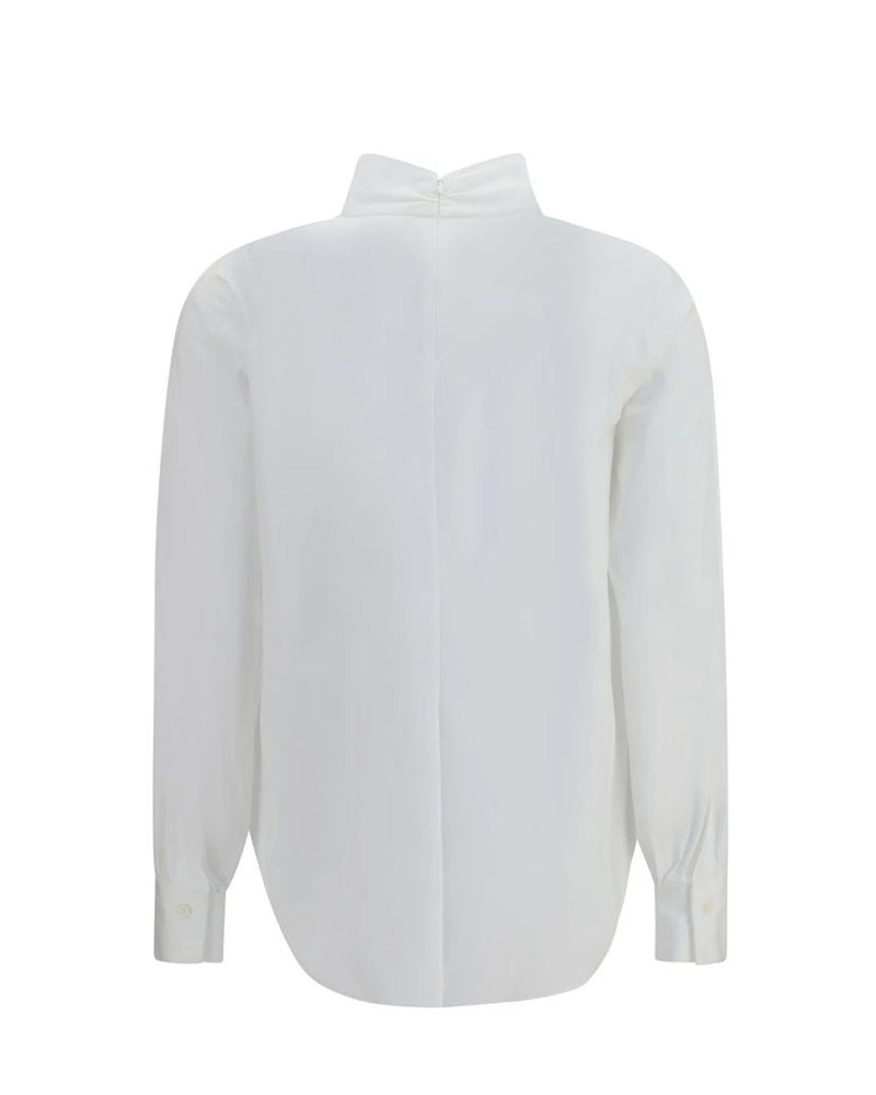 Brunello Cucinelli Blouse in white, Cotton — view 2