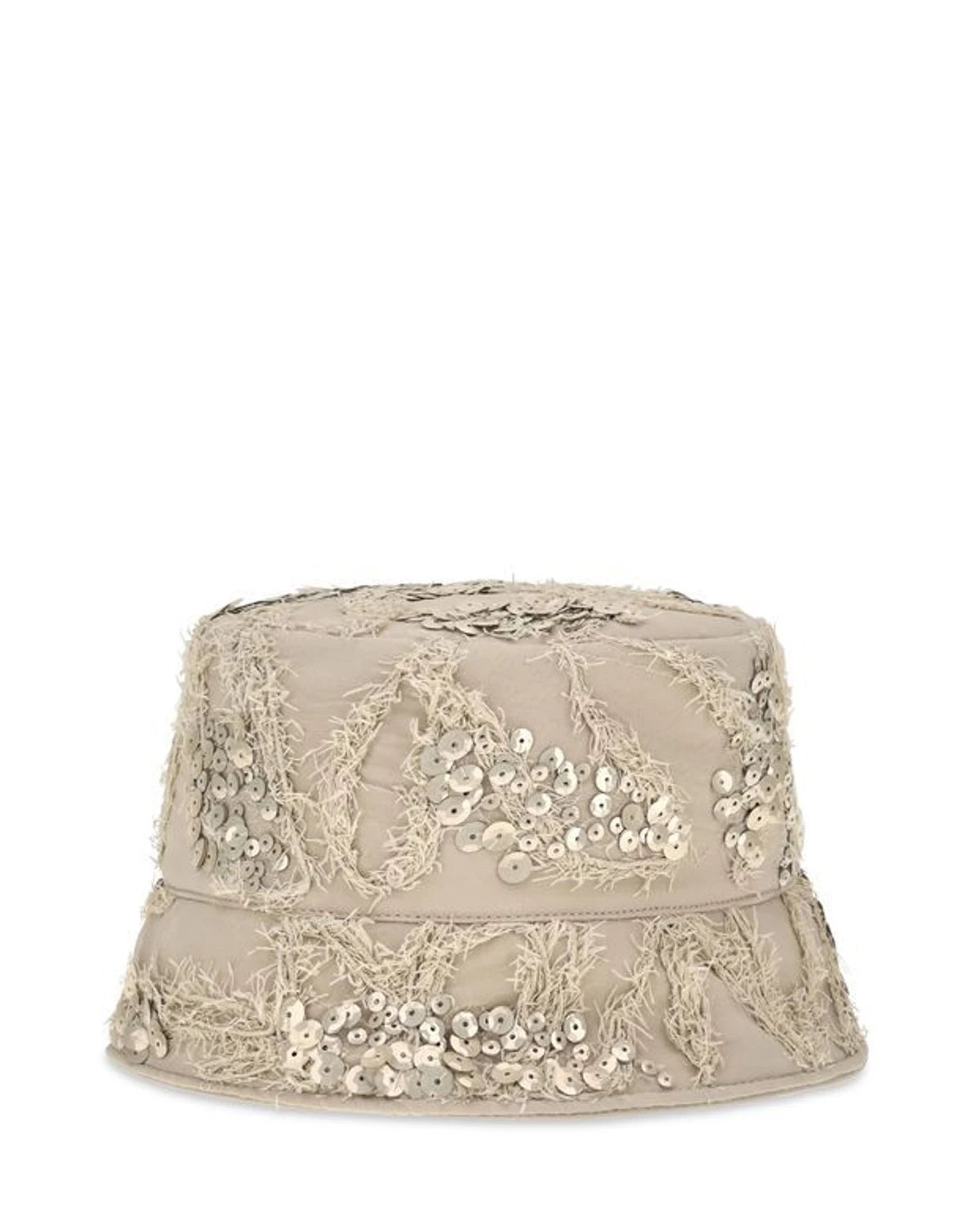 Brunello Cucinelli Bucket Hat in beige, Silk — view 2