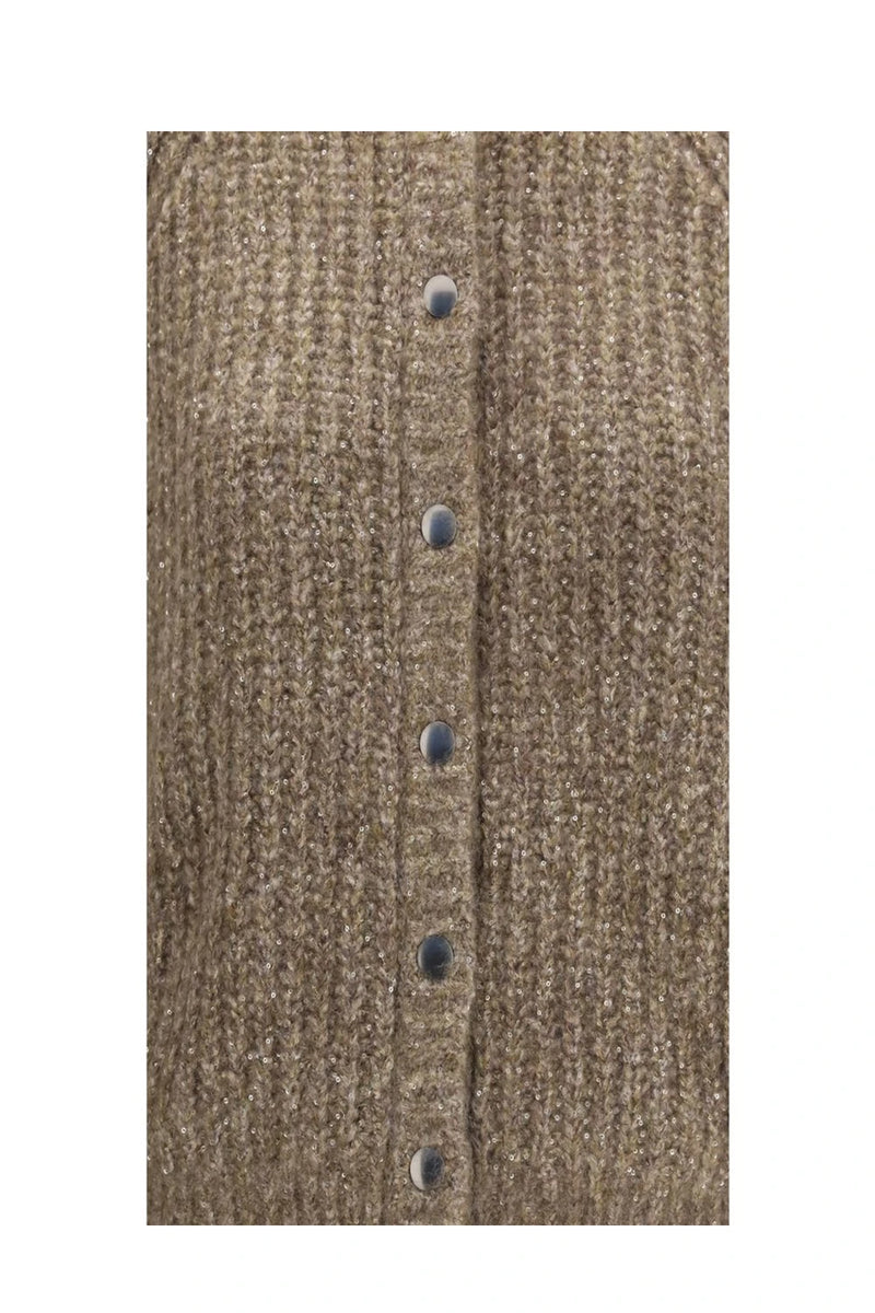 Brunello Cucinelli Cardigan in brown, Kashmir — view 3