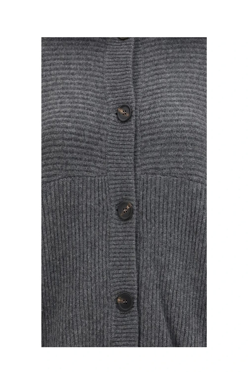 Brunello Cucinelli Cardigan in gray, Kashmir — view 3