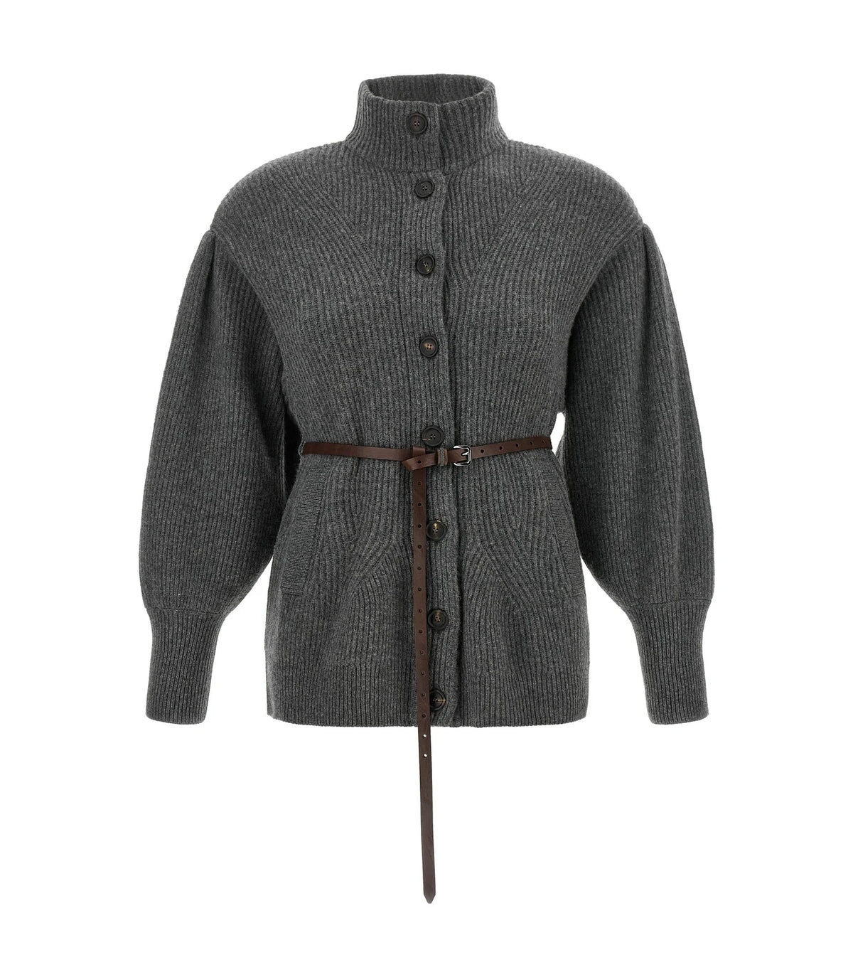 Brunello Cucinelli Cardigan in gray, Virgin Wool