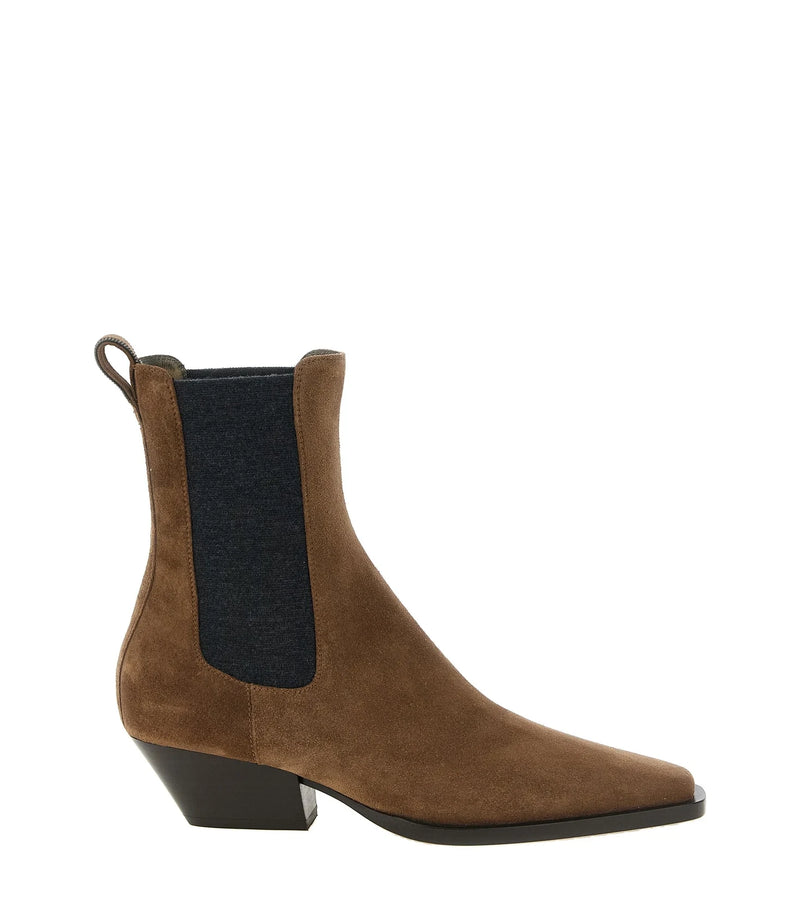 Brunello Cucinelli Chelsea Boots in brown
