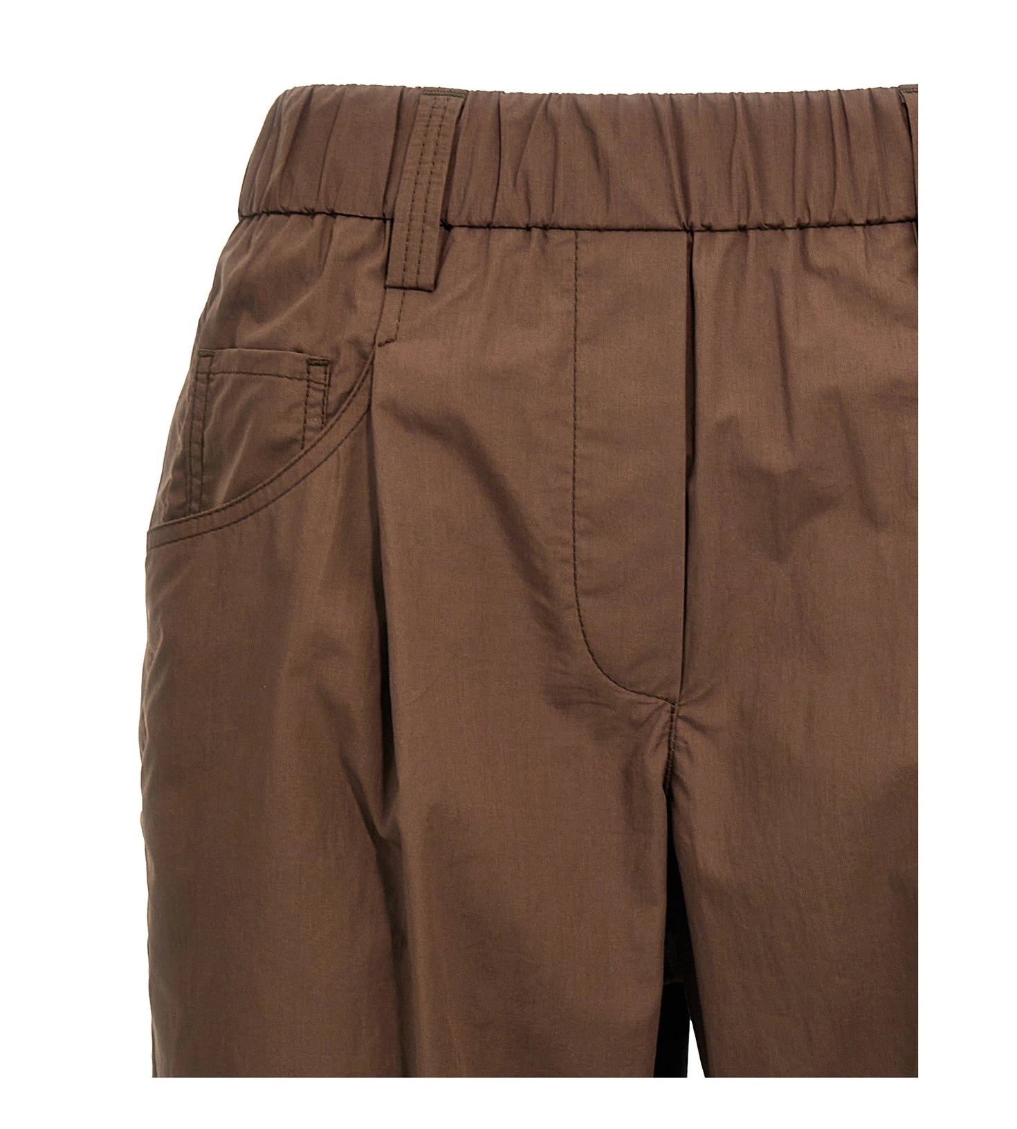 Brunello Cucinelli Chino in brown, Cotton — view 3