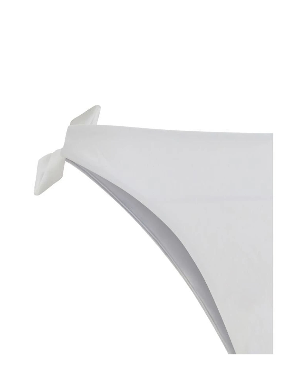 Brunello Cucinelli Classic Bikini in white, Polyamide — view 3