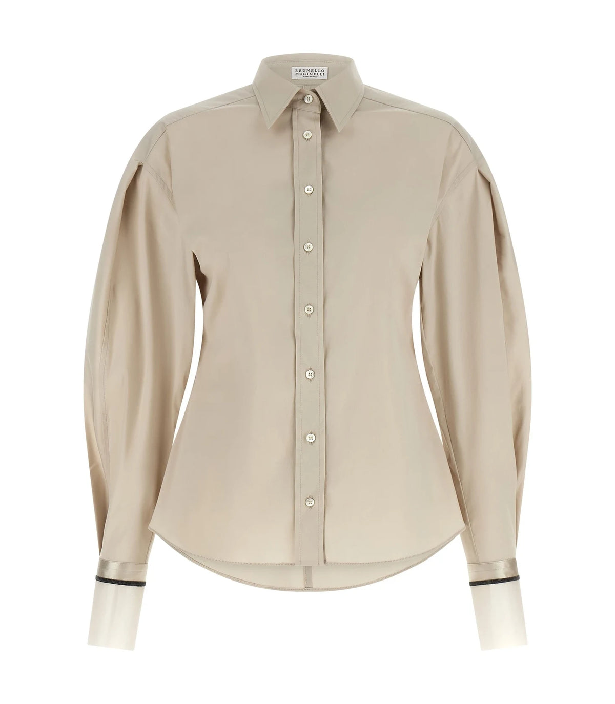 Brunello Cucinelli Dress Shirt in beige, Cotton
