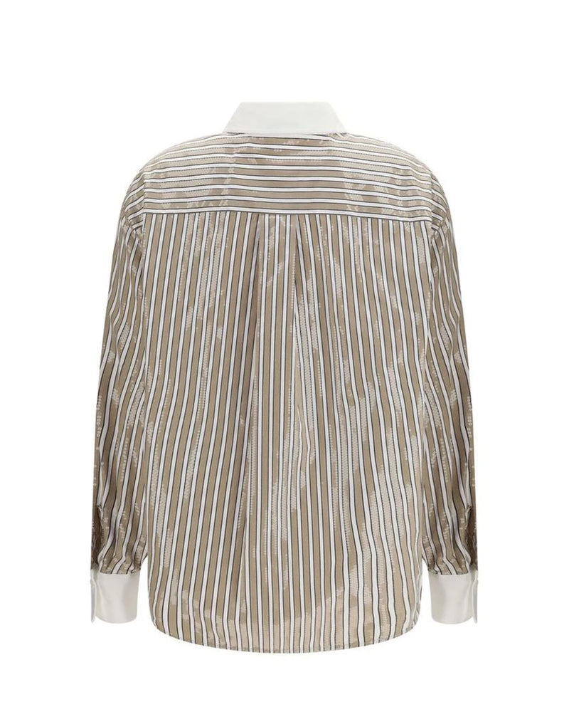 Brunello Cucinelli Dress Shirt in beige, Cotton — view 2
