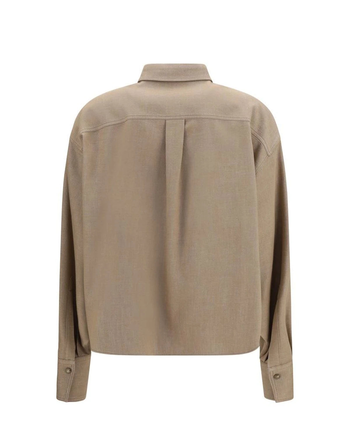 Brunello Cucinelli Dress Shirt in beige, Cotton — view 2