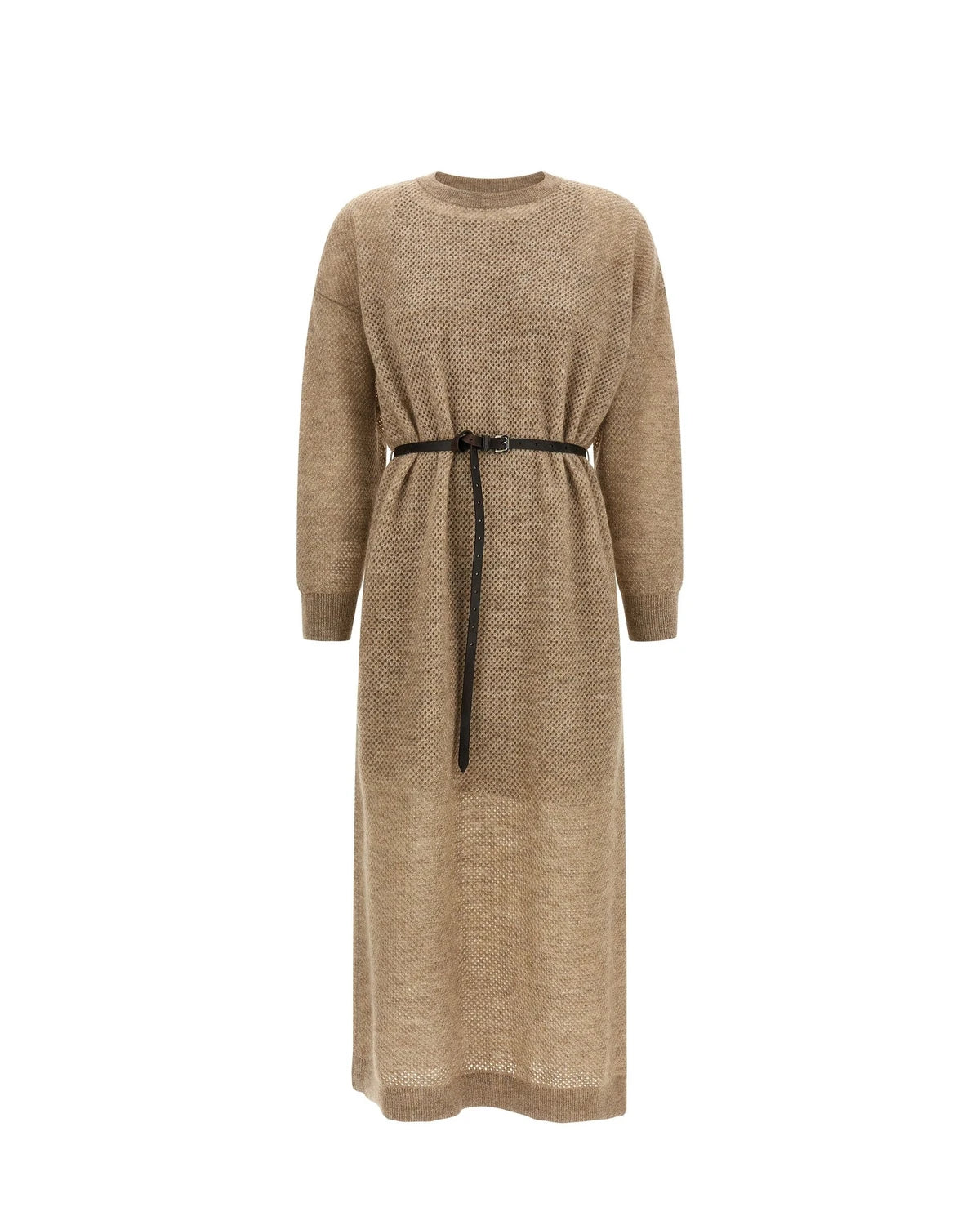 Brunello Cucinelli Dresse in beige, Mohair Wool