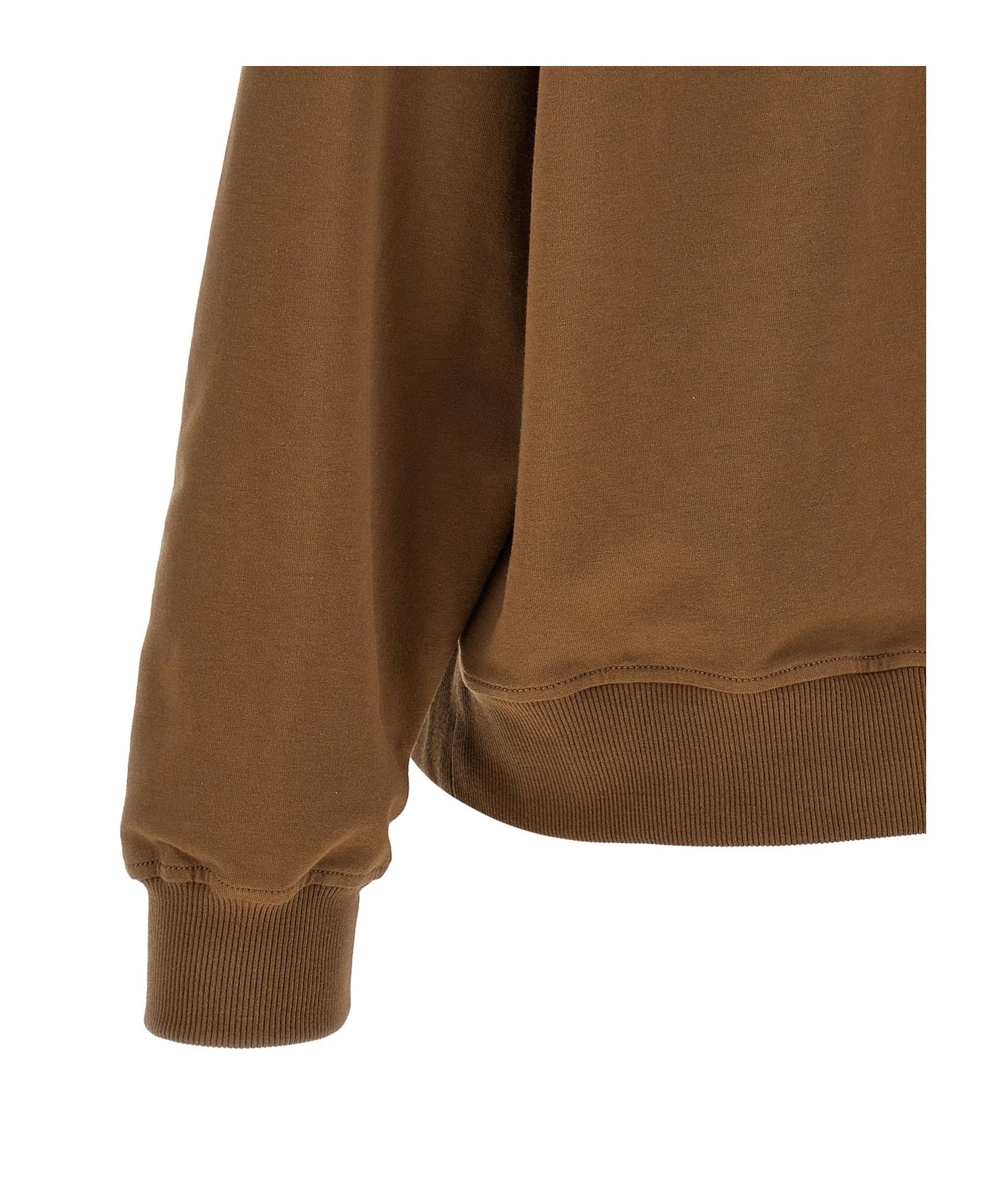 Brunello Cucinelli Hoodie in brown, Cotton — view 4