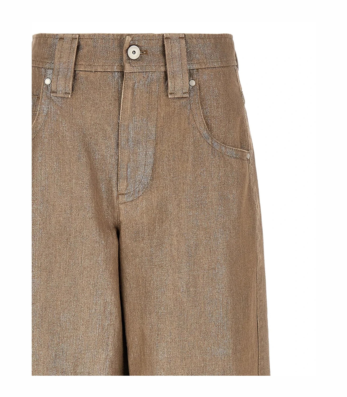 Brunello Cucinelli Jean in beige, Cotton — view 3