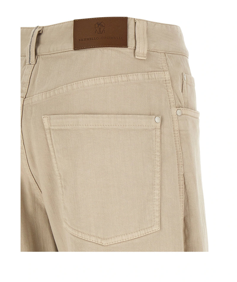 Brunello Cucinelli Jean in beige — view 4