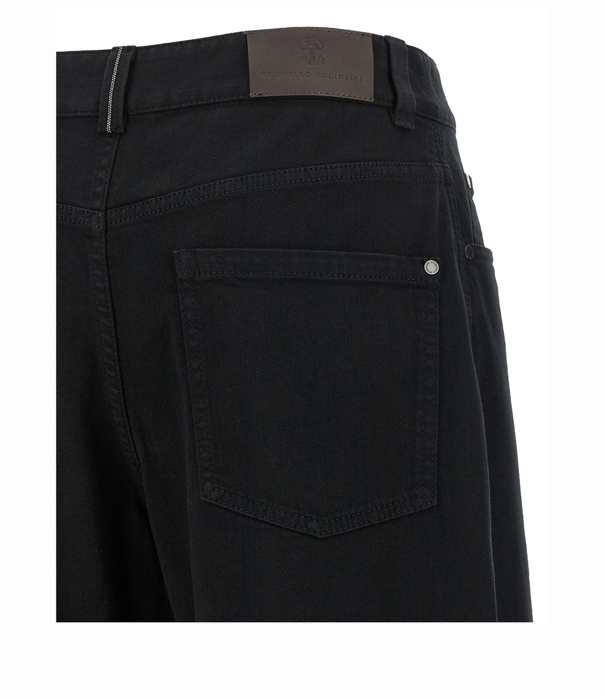 Brunello Cucinelli Jean in black, Cotton — view 4