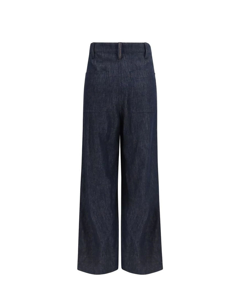Brunello Cucinelli Jean in blue, Cotton — view 2
