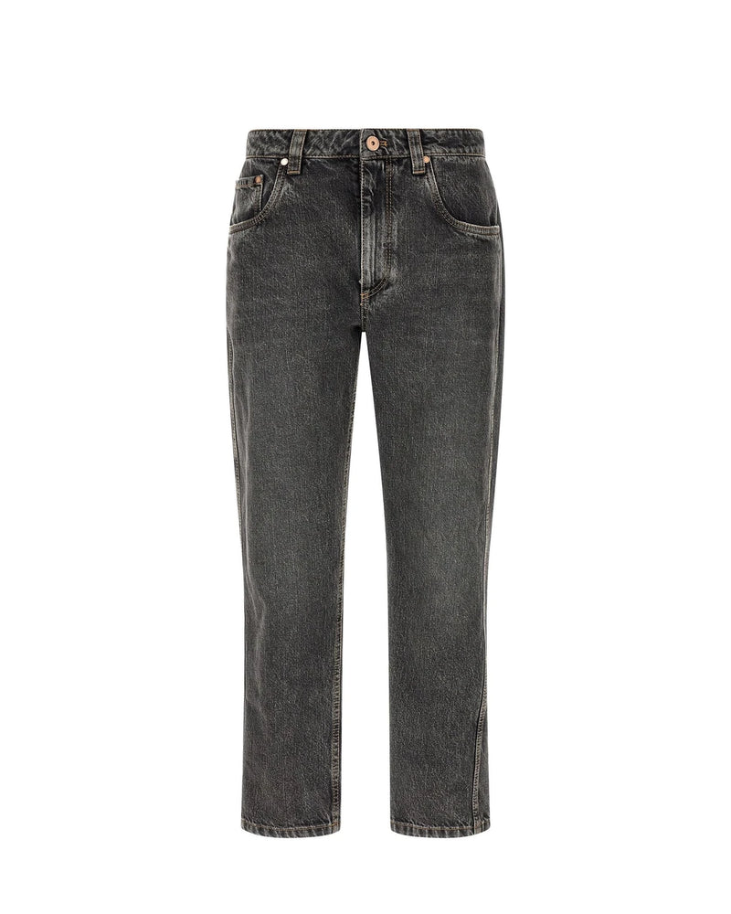 Brunello Cucinelli Jean in gray, Cotton