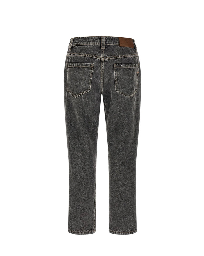 Brunello Cucinelli Jean in gray, Cotton — view 2
