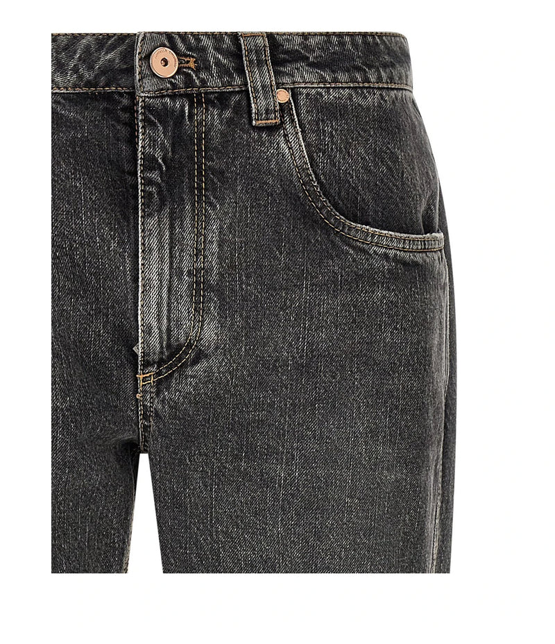 Brunello Cucinelli Jean in gray, Cotton — view 3