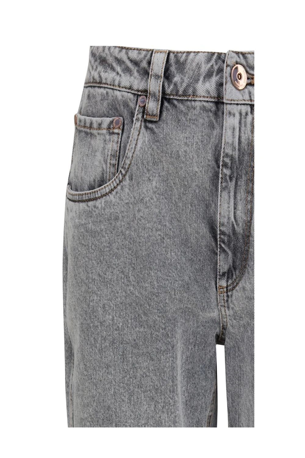 Brunello Cucinelli Jean in gray, Cotton — view 3