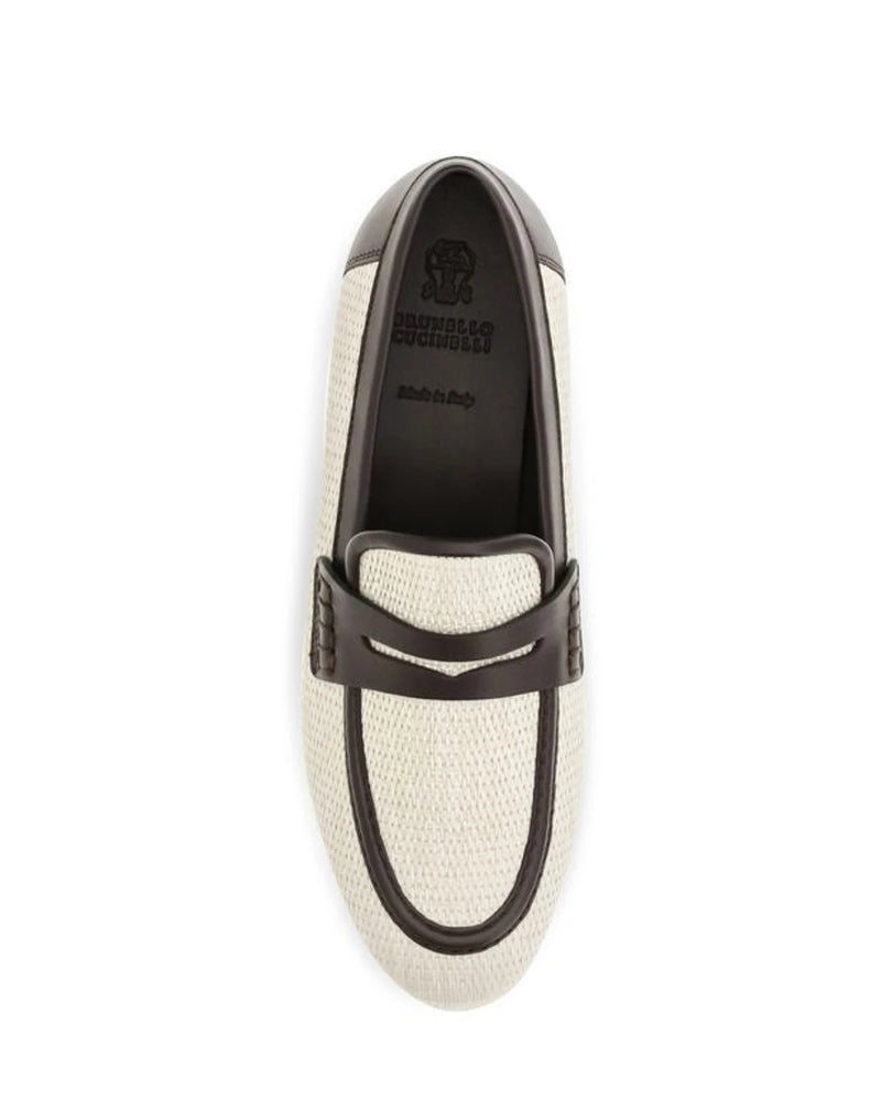Brunello Cucinelli Loafers in beige, Polyamide — view 4