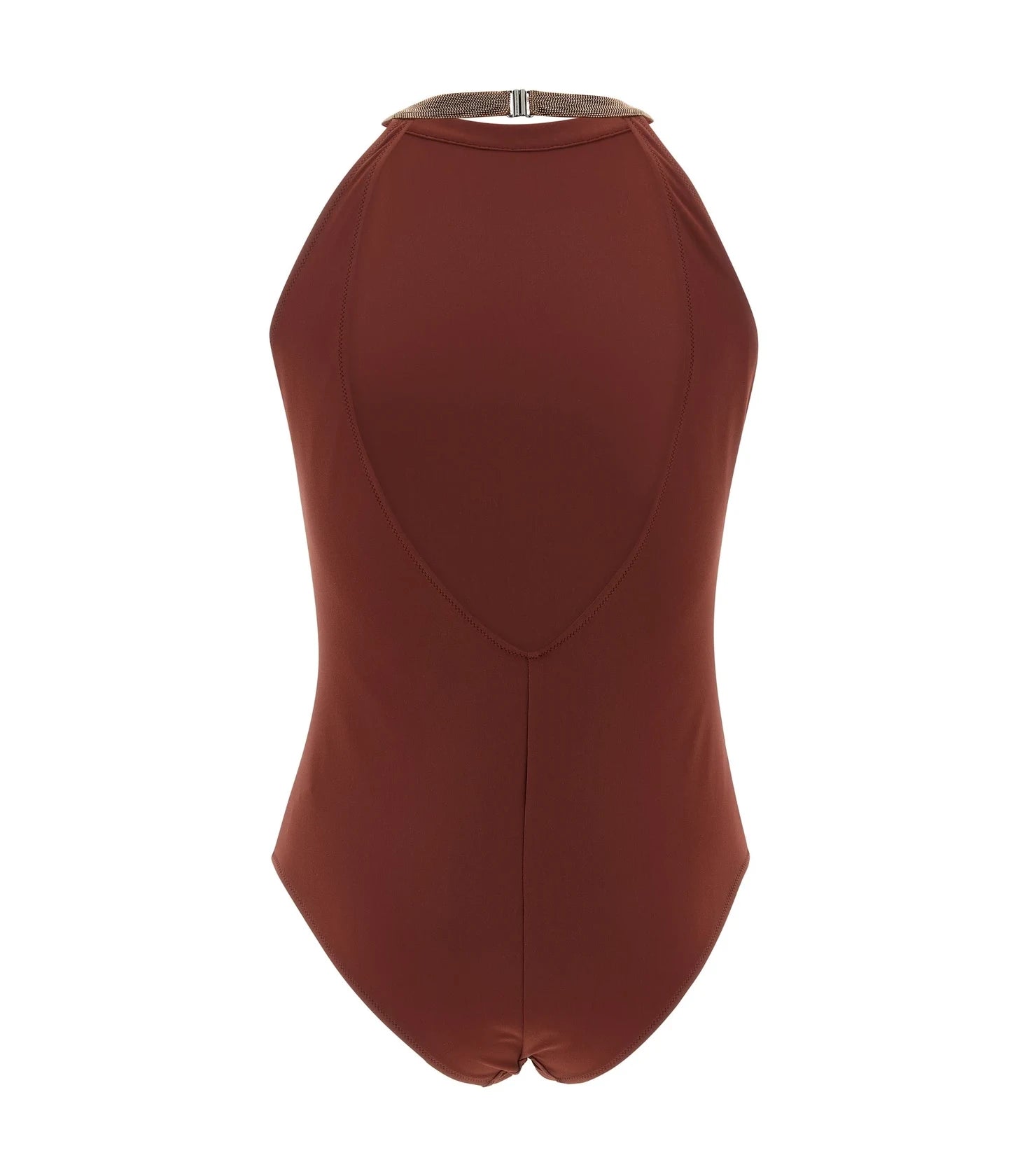 Brunello Cucinelli One-Piece Swimsuit in red, Polyamide — view 2