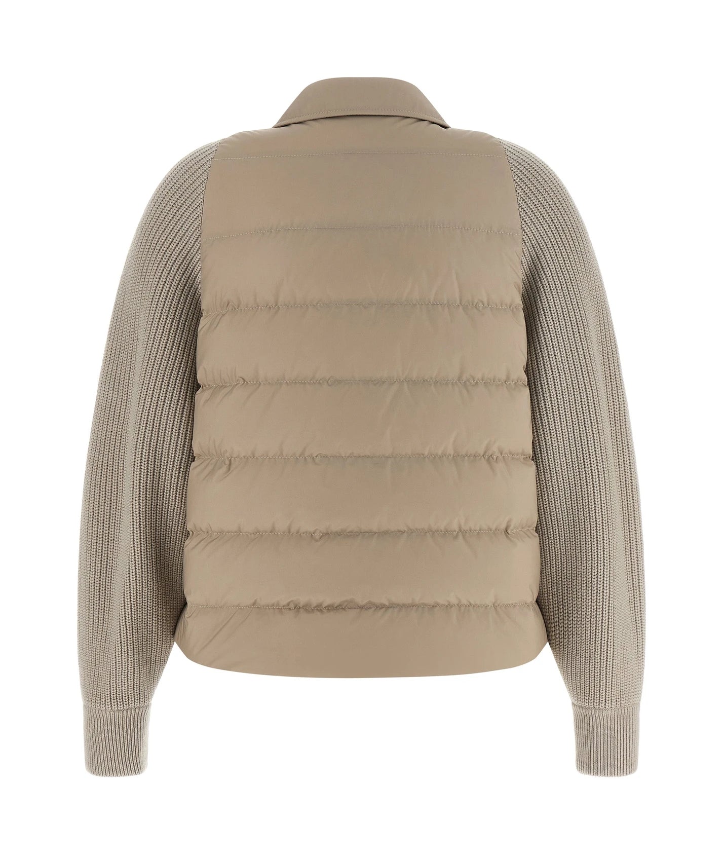 Brunello Cucinelli Puffer Jacket in beige, Polyester — view 2