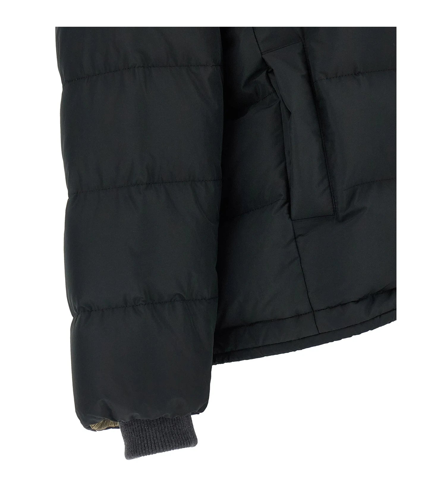 Brunello Cucinelli Puffer Jacket in black, Cotton — view 4
