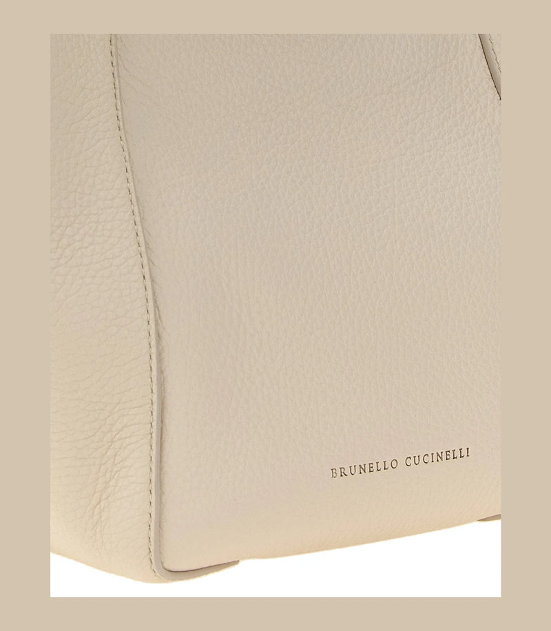 Brunello Cucinelli Shopper Bag in beige — view 3